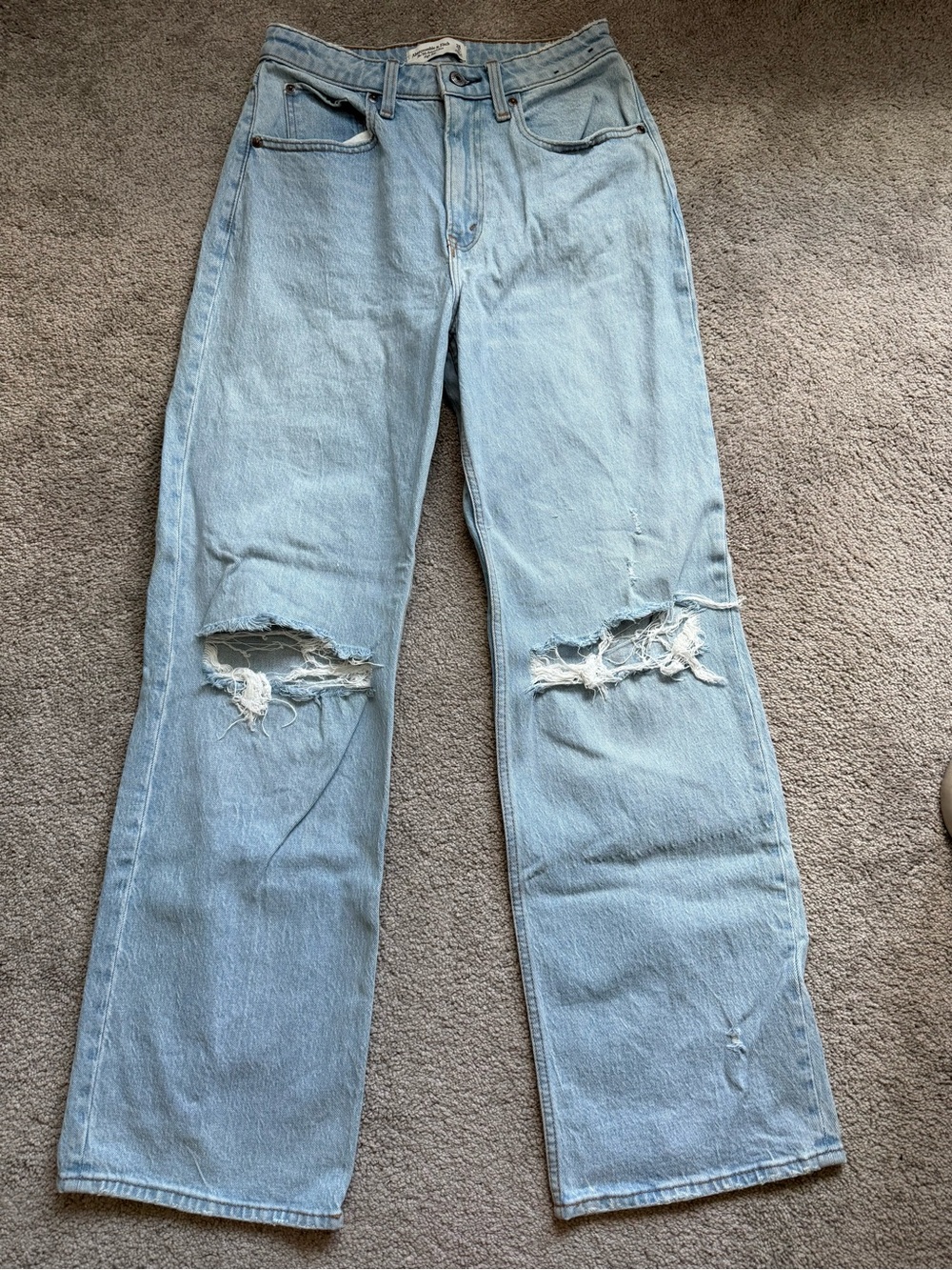 Abercrombie & Fitch Curve Love 90s Relaxed Jeans